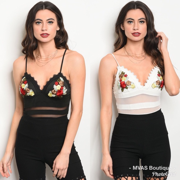 Tops - Floral body Suit